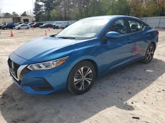 3N1AB8CV4NY203266 - 2022 NISSAN SENTRA SV BLUE photo 1