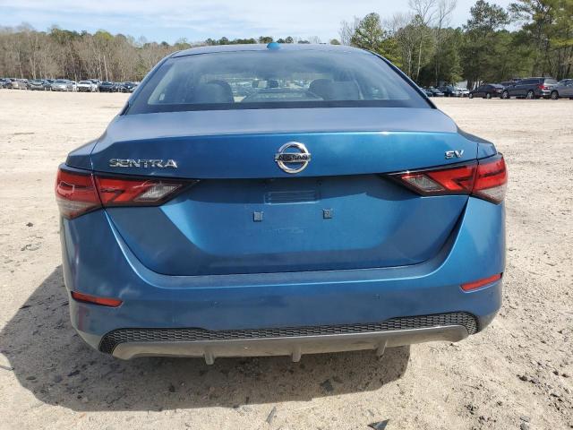 3N1AB8CV4NY203266 - 2022 NISSAN SENTRA SV BLUE photo 6