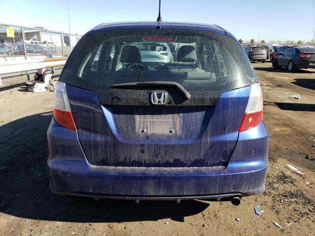 JHMGE8G35BC019805 - 2011 HONDA FIT BLUE photo 6