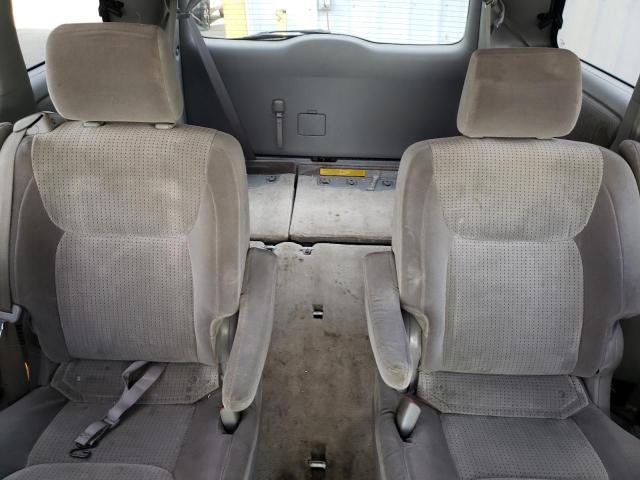 5TDZK23C08S105374 - 2008 TOYOTA SIENNA CE WHITE photo 10