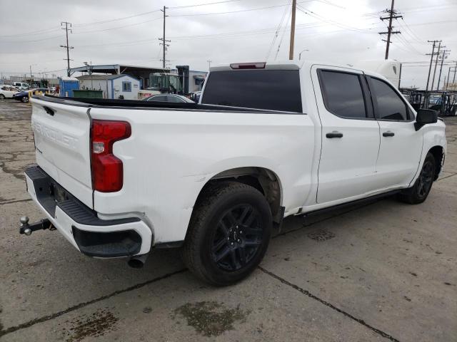 1GCPYBEK1NZ111169 - 2022 CHEVROLET SILVERADO K1500 CUSTOM WHITE photo 3