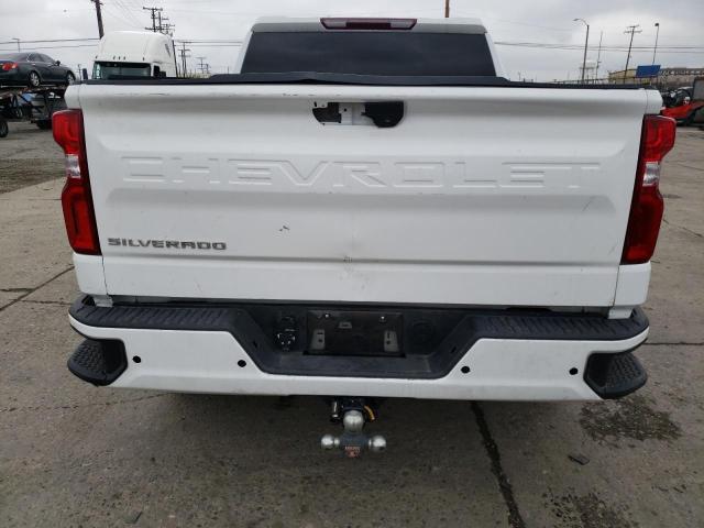 1GCPYBEK1NZ111169 - 2022 CHEVROLET SILVERADO K1500 CUSTOM WHITE photo 6