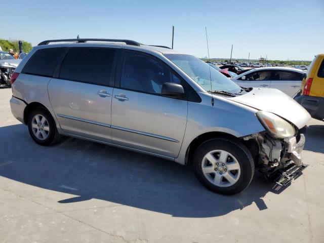 5TDZA23C85S373622 - 2005 TOYOTA SIENNA CE SILVER photo 4