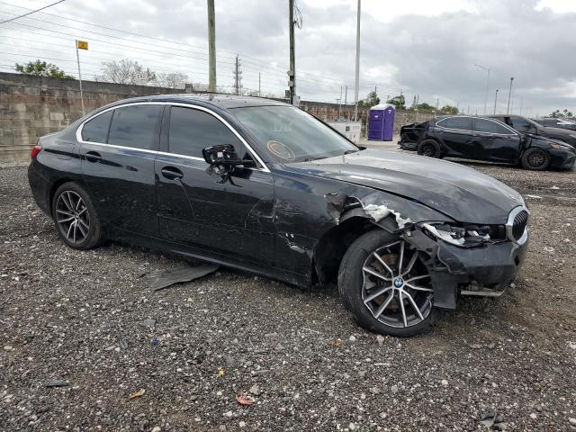 WBA5R7C52KFH30309 - 2019 BMW 330XI BLACK photo 4