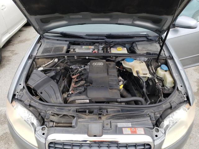 WAUAF78E68A035432 - 2008 AUDI A4 2.0T SILVER photo 11