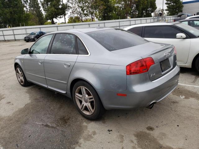 WAUAF78E68A035432 - 2008 AUDI A4 2.0T SILVER photo 2