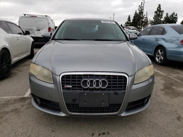 WAUAF78E68A035432 - 2008 AUDI A4 2.0T SILVER photo 5