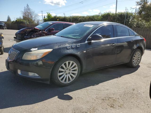 W04GN5EC8B1092952 - 2011 BUICK REGAL CXL BLACK photo 1