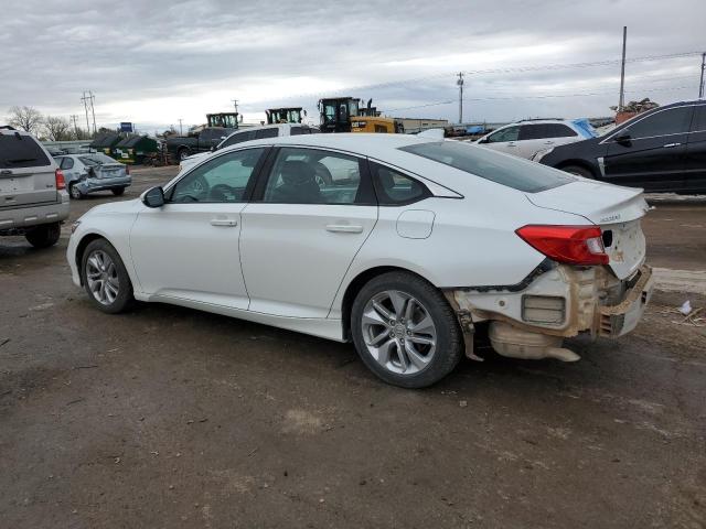 1HGCV1F12KA017580 - 2019 HONDA ACCORD LX WHITE photo 2