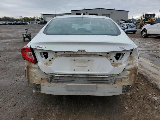 1HGCV1F12KA017580 - 2019 HONDA ACCORD LX WHITE photo 6