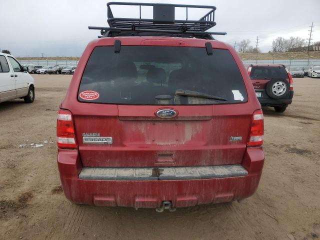 1FMCU9DGXCKB42051 - 2012 FORD ESCAPE XLT RED photo 6