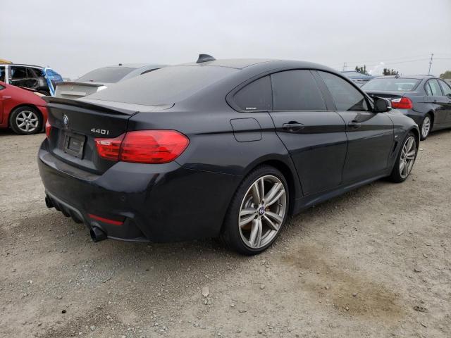 WBA4E3C57HG186874 - 2017 BMW 440I GRAN COUPE BLACK photo 3