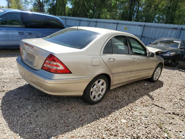 WDBRF61JX5F633379 - 2005 MERCEDES-BENZ C 240 TAN photo 3