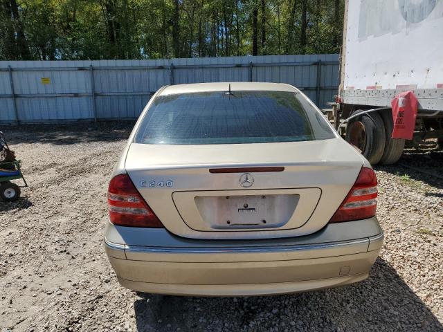 WDBRF61JX5F633379 - 2005 MERCEDES-BENZ C 240 TAN photo 6