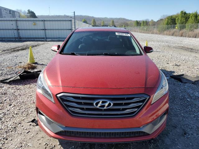 5NPE34AF4HH543941 - 2017 HYUNDAI SONATA SPORT RED photo 5