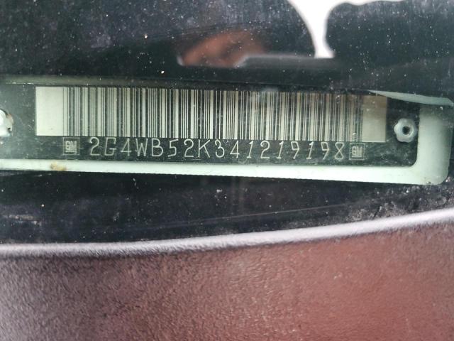 2G4WB52K341219198 - 2004 BUICK REGAL LS 白色 照片 12