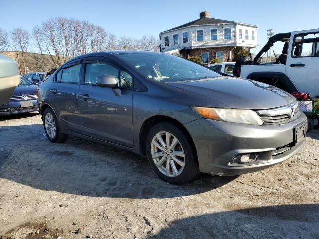 2HGFB2F85CH545075 - 2012 HONDA CIVIC EX GRAY photo 4