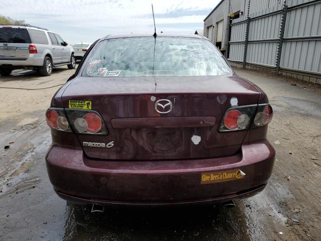 1YVHP80C485M24989 - 2008 MAZDA 6 I BURGUNDY photo 6