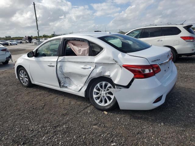 3N1AB7AP8KL604598 - 2019 NISSAN SENTRA S WHITE photo 2