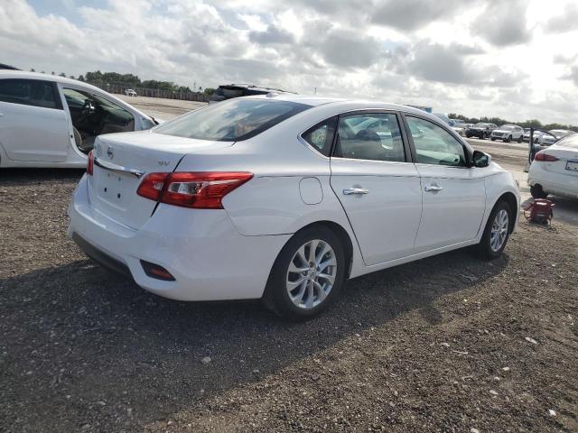 3N1AB7AP8KL604598 - 2019 NISSAN SENTRA S WHITE photo 3