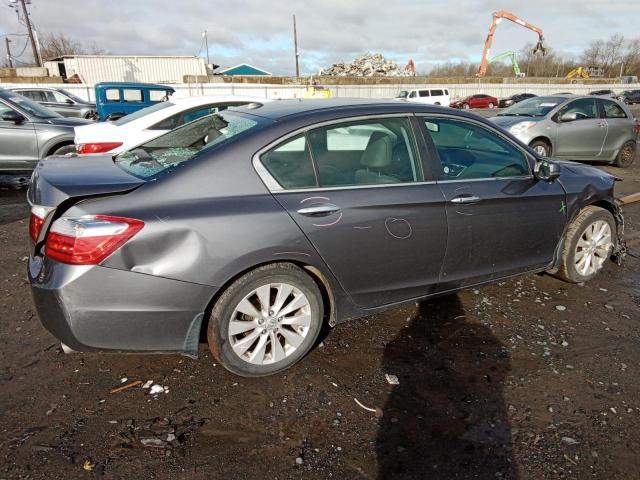 1HGCR2F88DA284216 - 2013 HONDA ACCORD EXL GRAY photo 3