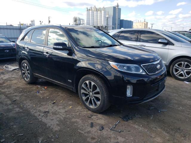 5XYKWDA70EG435614 - 2014 KIA SORENTO SX BLACK photo 4