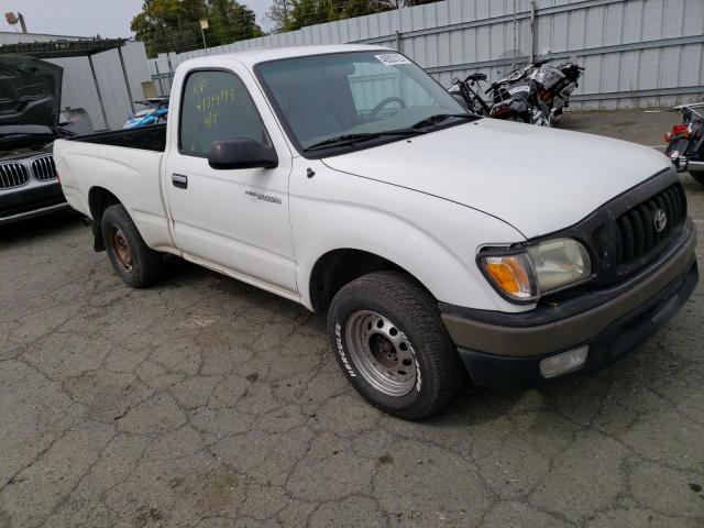 5TENL42N41Z876942 - 2001 TOYOTA TACOMA WHITE photo 4