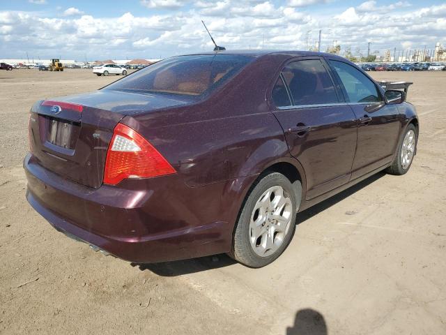 3FAHP0HA3BR197895 - 2011 FORD FUSION SE BURGUNDY photo 3