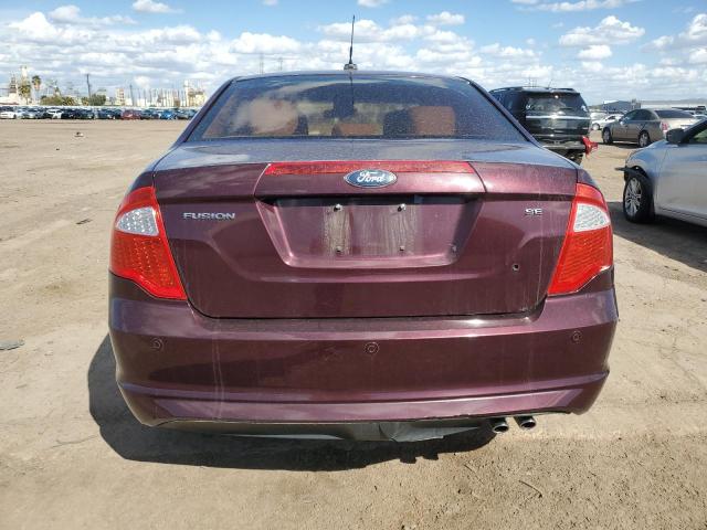 3FAHP0HA3BR197895 - 2011 FORD FUSION SE BURGUNDY photo 6