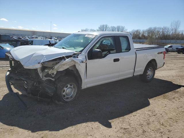 1FTEX1EB3JFD61318 - 2018 FORD F150 SUPER CAB WHITE photo 1