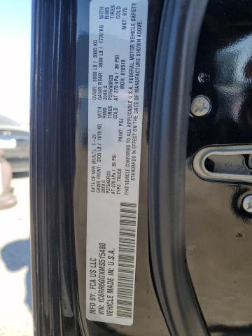 1C6RR6GGXMS515480 - 2021 RAM 1500 CLASS SLT 黑色 照片 12