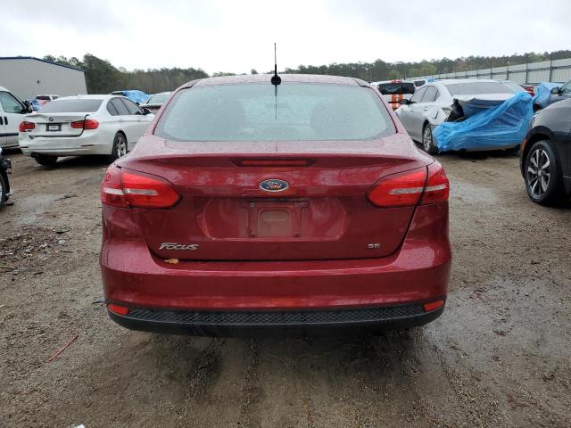 1FADP3F23HL311851 - 2017 FORD FOCUS SE RED photo 6