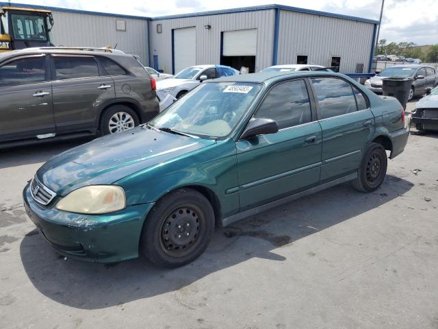 2HGEJ661XYH500469 - 2000 HONDA CIVIC BASE أخضر صورة 1