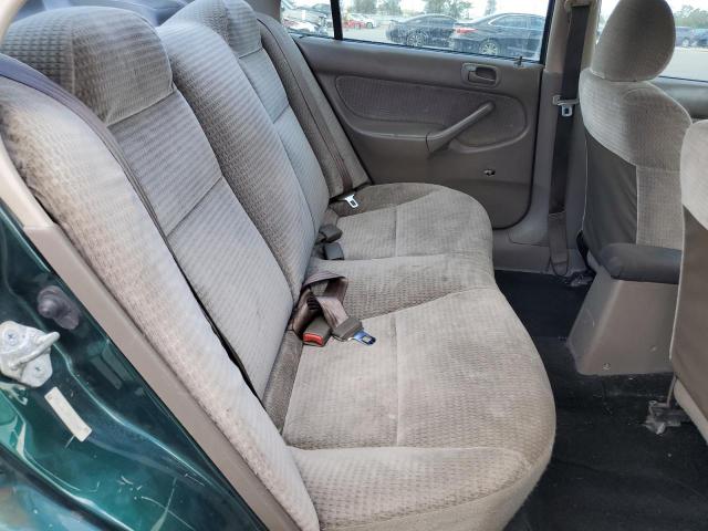 2HGEJ661XYH500469 - 2000 HONDA CIVIC BASE أخضر صورة 10