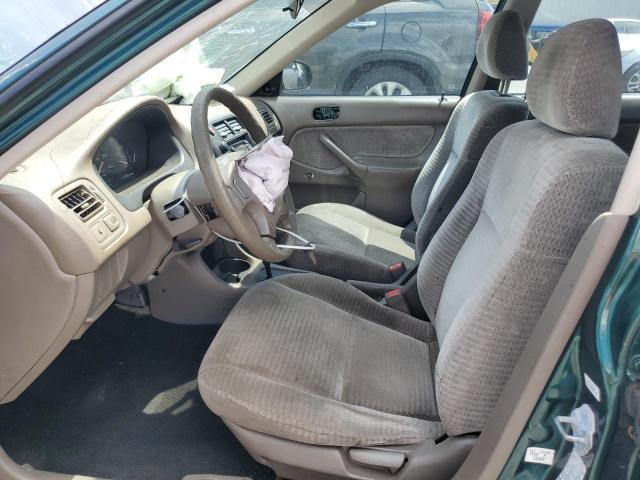 2HGEJ661XYH500469 - 2000 HONDA CIVIC BASE أخضر صورة 7