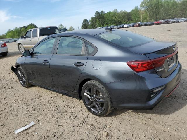 3KPF34AD0ME319759 - 2021 KIA FORTE GT LINE GRAY photo 2