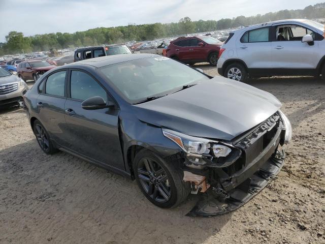 3KPF34AD0ME319759 - 2021 KIA FORTE GT LINE GRAY photo 4