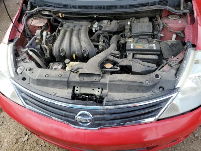 3N1BC1CP2AL415584 - 2010 NISSAN VERSA S RED photo 11