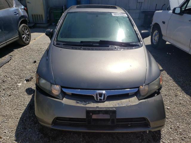 1HGFA16827L009061 - 2007 HONDA CIVIC EX GRAY photo 5