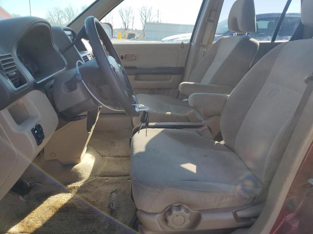 JHLRD78865C026349 - 2005 HONDA CR-V EX BURGUNDY photo 7