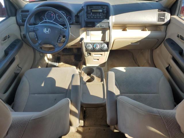 JHLRD78865C026349 - 2005 HONDA CR-V EX BURGUNDY photo 8