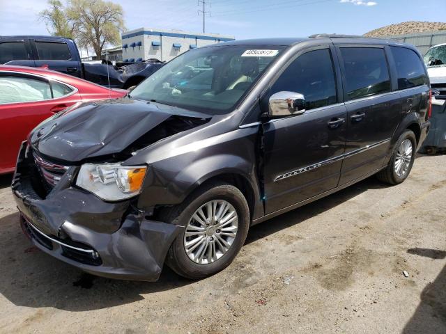 2C4RC1CG5GR222529 - 2016 CHRYSLER TOWN & COU TOURING L CHARCOAL photo 1