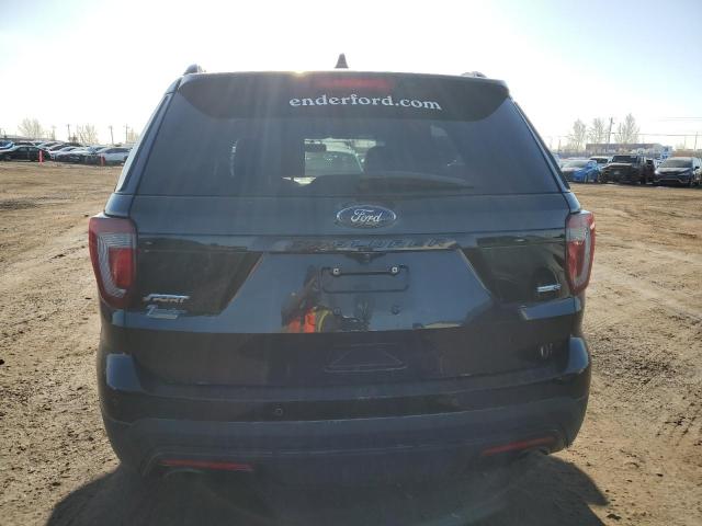 1FM5K8GTXHGA90450 - 2017 FORD EXPLORER SPORT BLACK photo 6