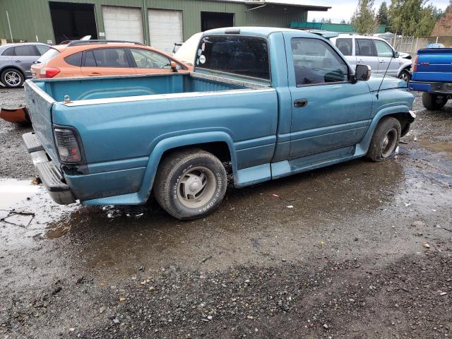 1B7HC16Y4TS582061 - 1996 DODGE RAM 1500 BLUE photo 3