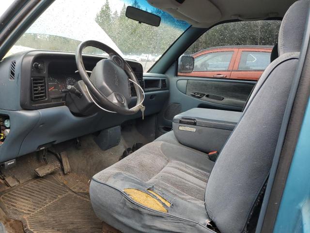 1B7HC16Y4TS582061 - 1996 DODGE RAM 1500 BLUE photo 7