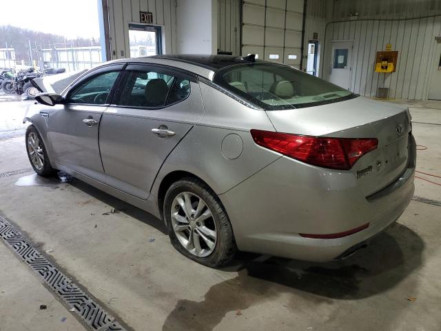 5XXGN4A79DG255107 - 2013 KIA OPTIMA EX SILVER photo 2