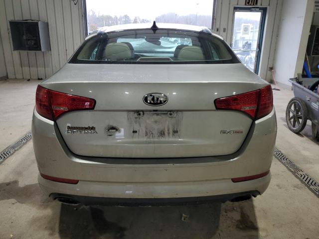 5XXGN4A79DG255107 - 2013 KIA OPTIMA EX SILVER photo 6