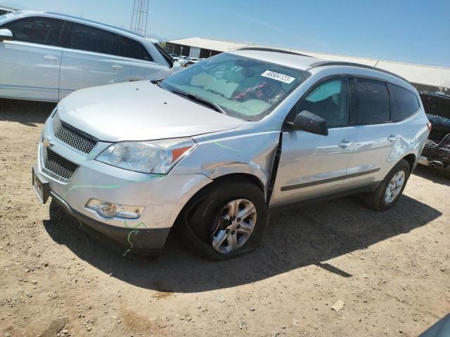 1GNKREED3BJ157372 - 2011 CHEVROLET TRAVERSE LS SILVER photo 1