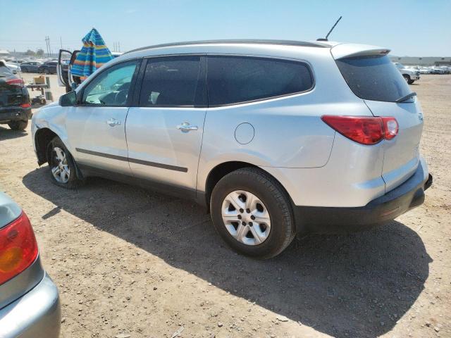 1GNKREED3BJ157372 - 2011 CHEVROLET TRAVERSE LS SILVER photo 2