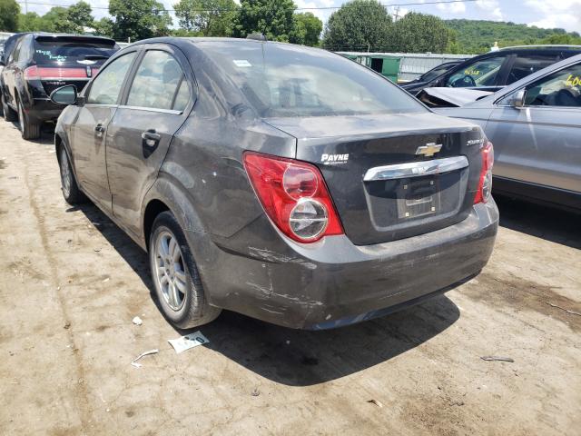 1G1JC5SH8F4110946 - 2015 CHEVROLET SONIC LT GRAY photo 3